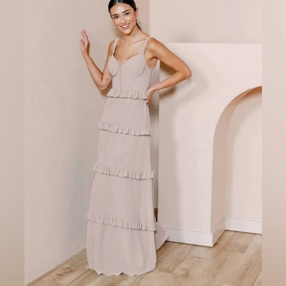 Revelry Sloane Chiffon Bridesmaids Dress